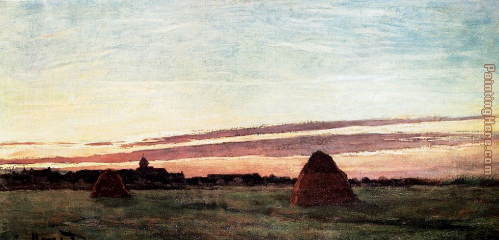 Claude Monet Haystacks At Chailly